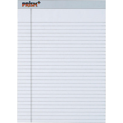 TOPS Prism Plus Colored Paper Pads - 50 Sheets - Gray - 8.5’’ x 11.75’’ - 12/Pack - Letter Legal & Jr.