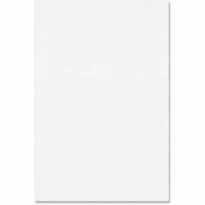 TOPS Second Nature Gum Top Recycled Pads - 4’’ x 6’’ - 100 Sheets - White Paper - Hard Cover - 12/Pack - Note