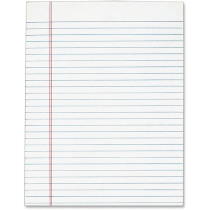 TOPS The Legal Pad: 50-Sheet Plain Glue Pads - 8 1/2’’ x 11’’ - White Paper - Letter & Jr.