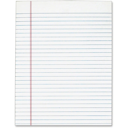 TOPS The Legal Pad: 50-Sheet Plain Glue Pads - 8 1/2’’ x 11’’ - White Paper - Letter & Jr.