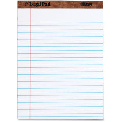TOPS The Legal Pad: Letter Size 8 1/2’’ x 11’’ White Paper - & Jr. Pads