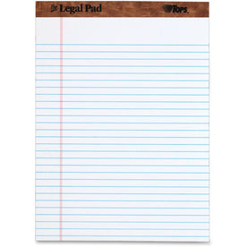 TOPS The Legal Pad: Letter Size 8 1/2’’ x 11’’ White Paper - & Jr. Pads