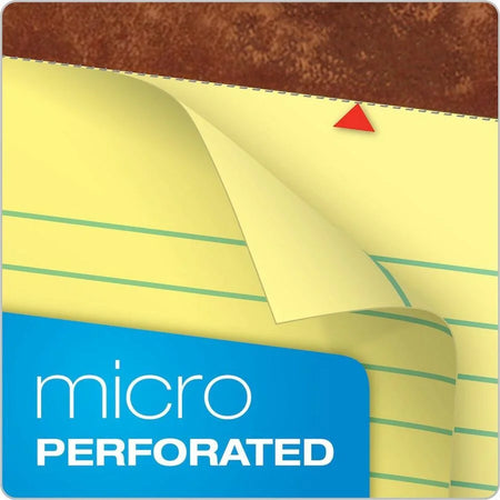 TOPS The Legal Pad Writing - Jr. Size - Canary Paper - 50 Sheets - Letter & Pads