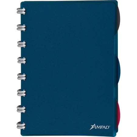 TOPS Versa Crossover Notebook - 60 Sheets Navy Poly Cover - Notebooks