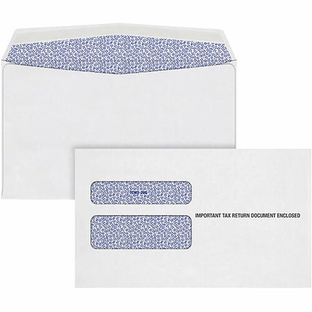 TOPS W-2 Continuous Tax Envelope - White Document Envelopes - Specialty