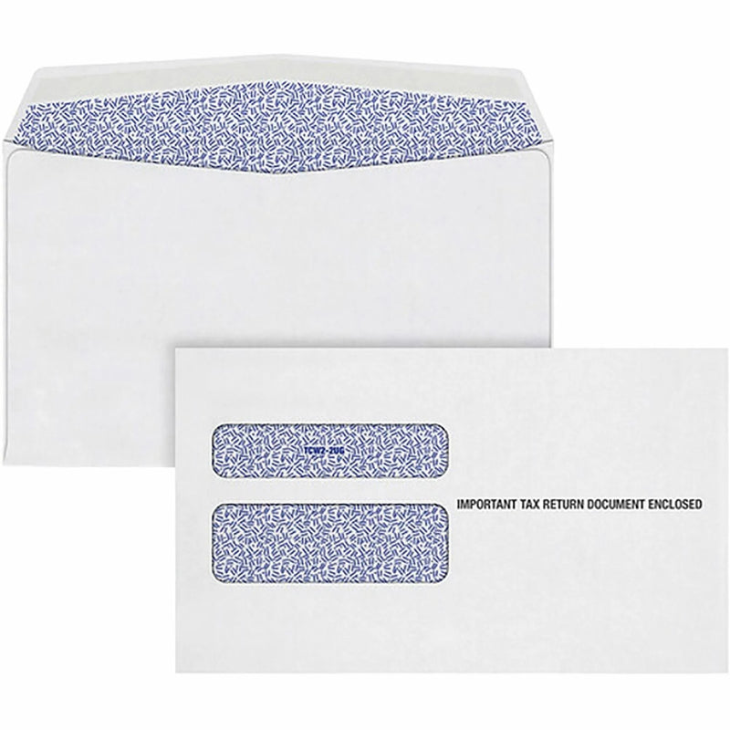 TOPS W-2 Continuous Tax Envelope - White Document Envelopes - Specialty