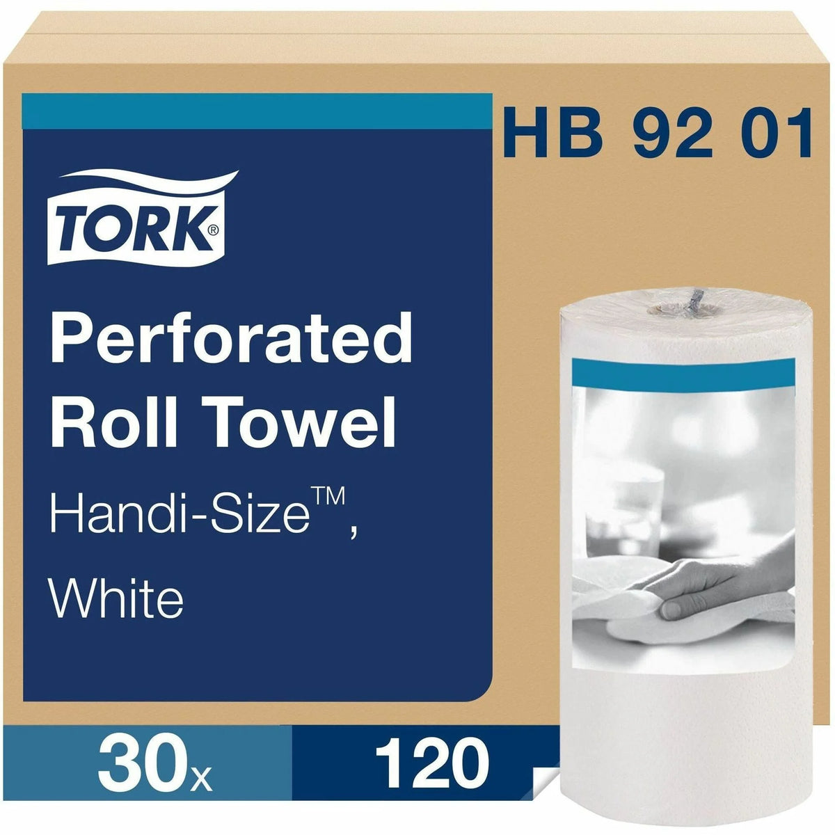 TORK Perforated Roll Paper Towels - Absorbent & Embossed