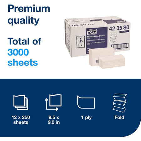 TORK Premium Multifold Hand Towel - Alternate-Image6