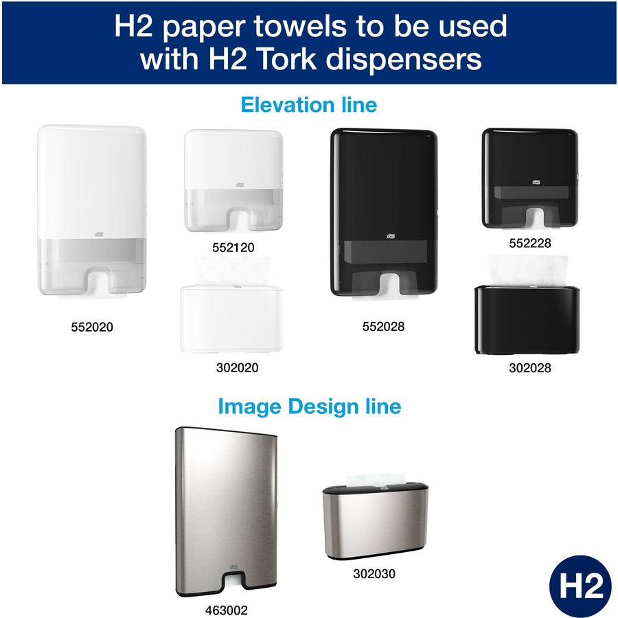 TORK Universal Hand Towel Multifold - 1 Ply - 11’’ Width x 63 ft Length - Natural - 250/Pack - 16 / Carton - Paper