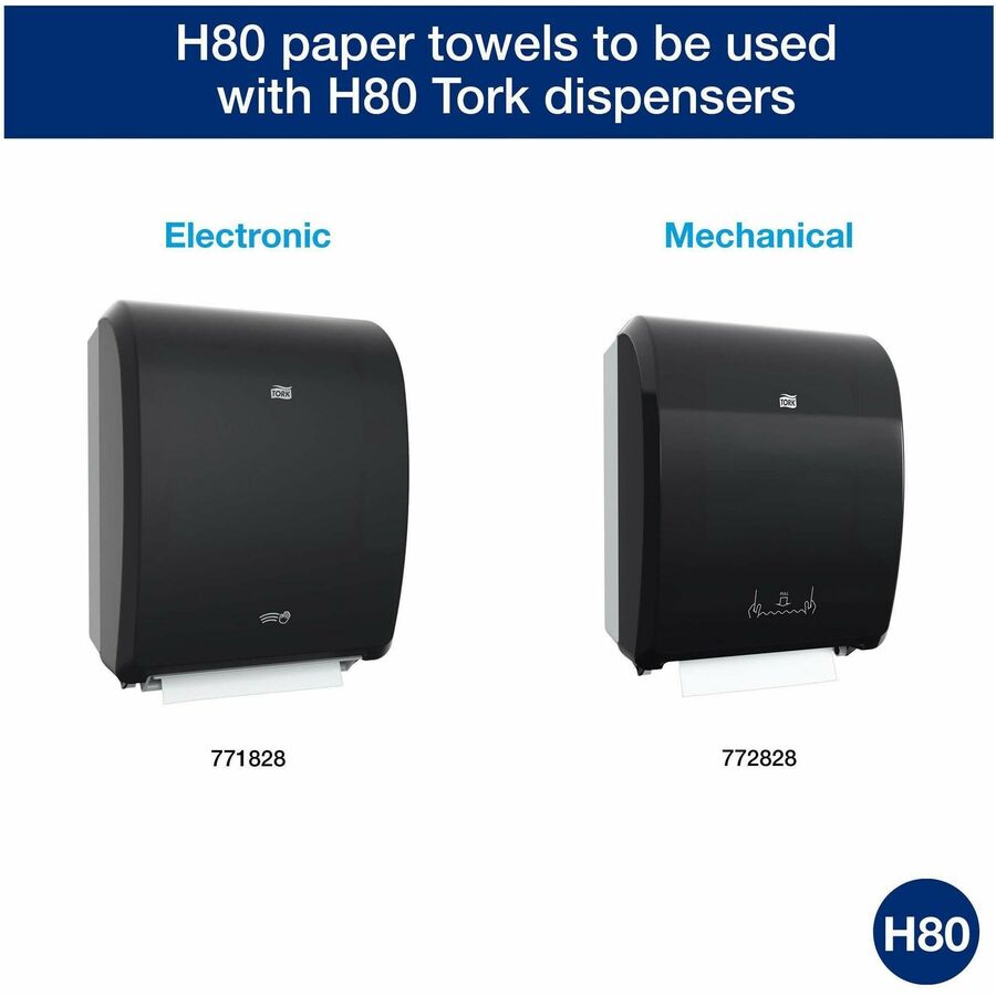TORK Universal Hand Towel Roll - 1 Ply - 8’’ Width x 800 ft Length - 7.80’’ Diameter - 29/32’’ Core - Natural - Paper