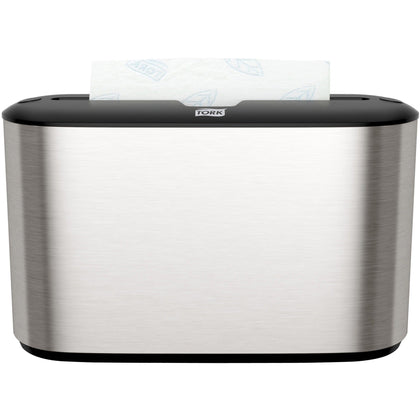 TORK Xpress Countertop Multifold Hand Towel Dispenser - Stainless Steel Compact Design - Paper Dispensers