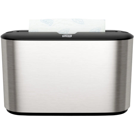 TORK Xpress Countertop Multifold Hand Towel Dispenser - Stainless Steel Compact Design - Paper Dispensers