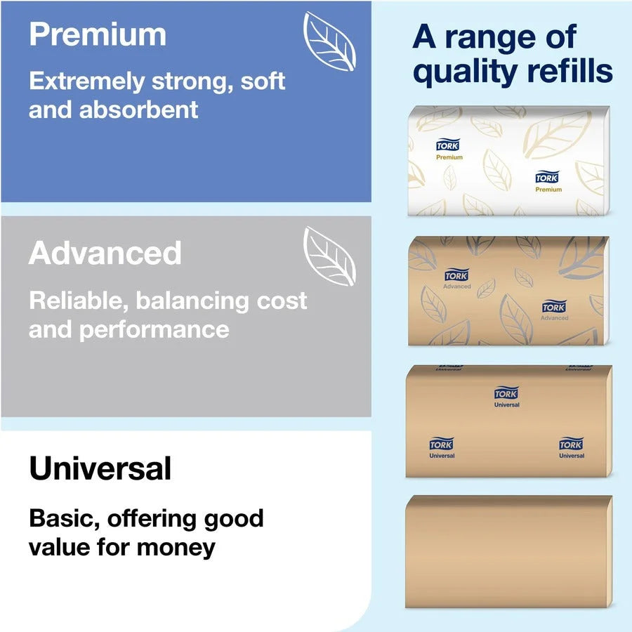 TORK Xpress Countertop Multifold Hand Towel Dispenser - Stainless Steel Compact Design - Paper Dispensers