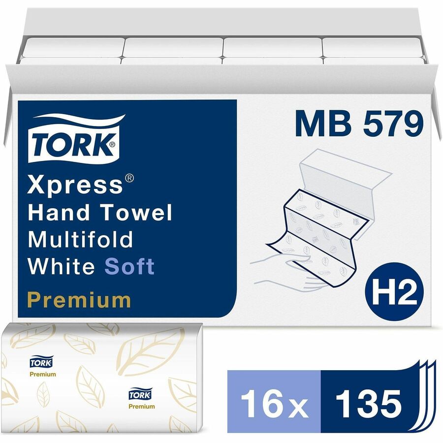TORK Xpress Soft Multifold Hand Towel White H2 - Alternate-Image7
