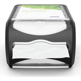 TORK Xpressnap Counter Napkin Dispenser Black N4 - 5.7’’ Height x 7.5’’ Width 12.1’’ Depth - Plastic - Licorice