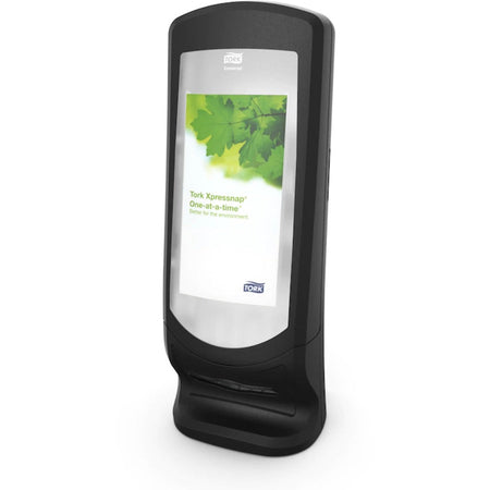 TORK Xpressnap Stand Napkin Dispenser Black N4 - 24.5’’ Height x 9.3’’ Width Depth - Plastic - Dispensers