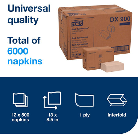 TORK Xpressnap White Dispenser Napkin N4 - Alternate-Image5