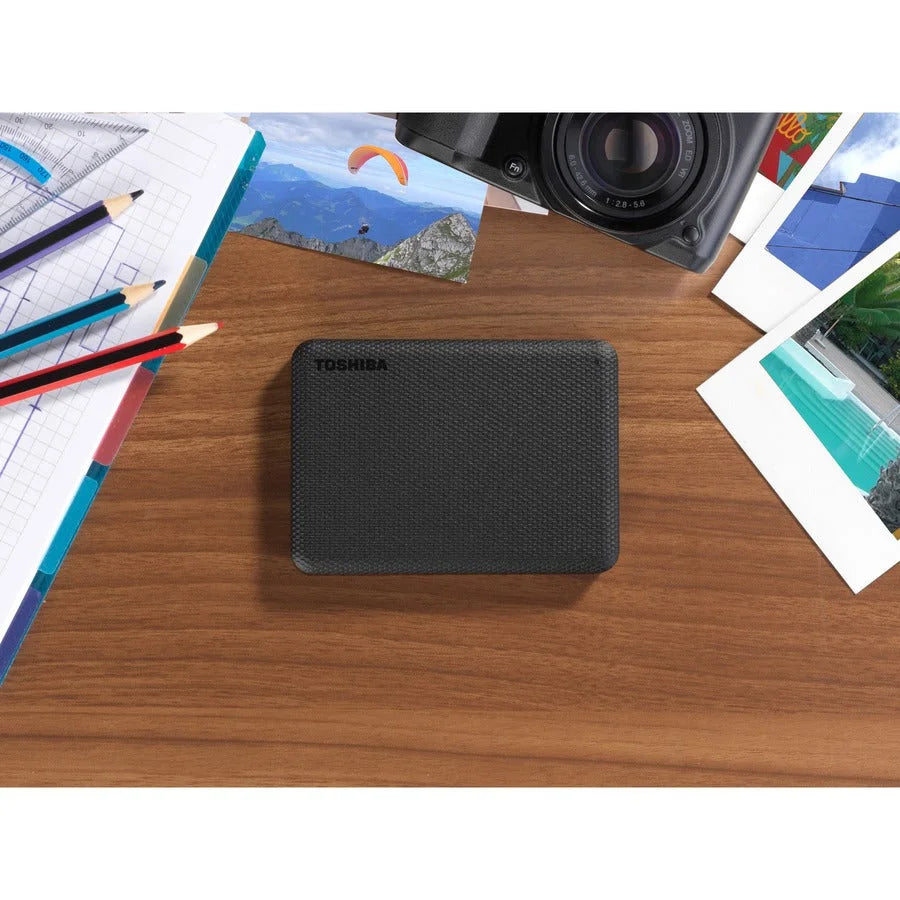 Toshiba Canvio Advance 2TB Portable Hard Drive - Black USB 3.0 - Memory & Drives