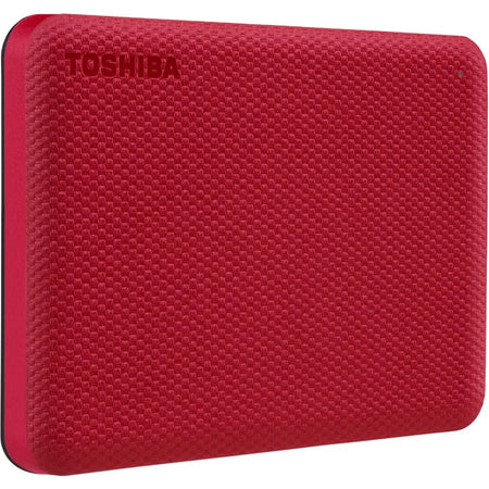 Toshiba Canvio Advance 2TB Red Portable Hard Drive - USB 3.0 - Memory & Drives