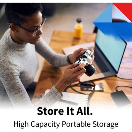 Toshiba Canvio Advance 2TB Red Portable Hard Drive - USB 3.0 - Memory & Drives