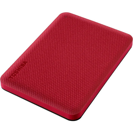Toshiba Canvio Advance 2TB Red Portable Hard Drive - USB 3.0 - Memory & Drives