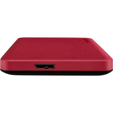 Toshiba Canvio Advance 2TB Red Portable Hard Drive - USB 3.0 - Memory & Drives