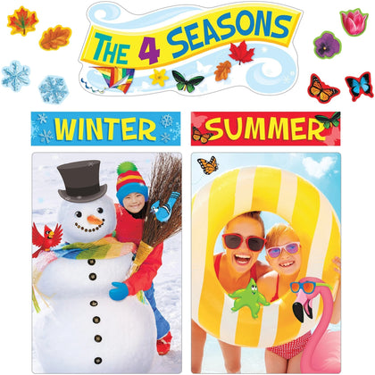 Trend 4 Seasons Learning Set - Educational Kit - 10.8’’ Width - Accents/Banners