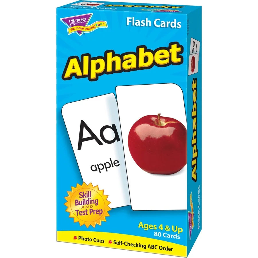 Trend Alphabet Flash Cards: Fun & Educational Learning Aid - Cards
