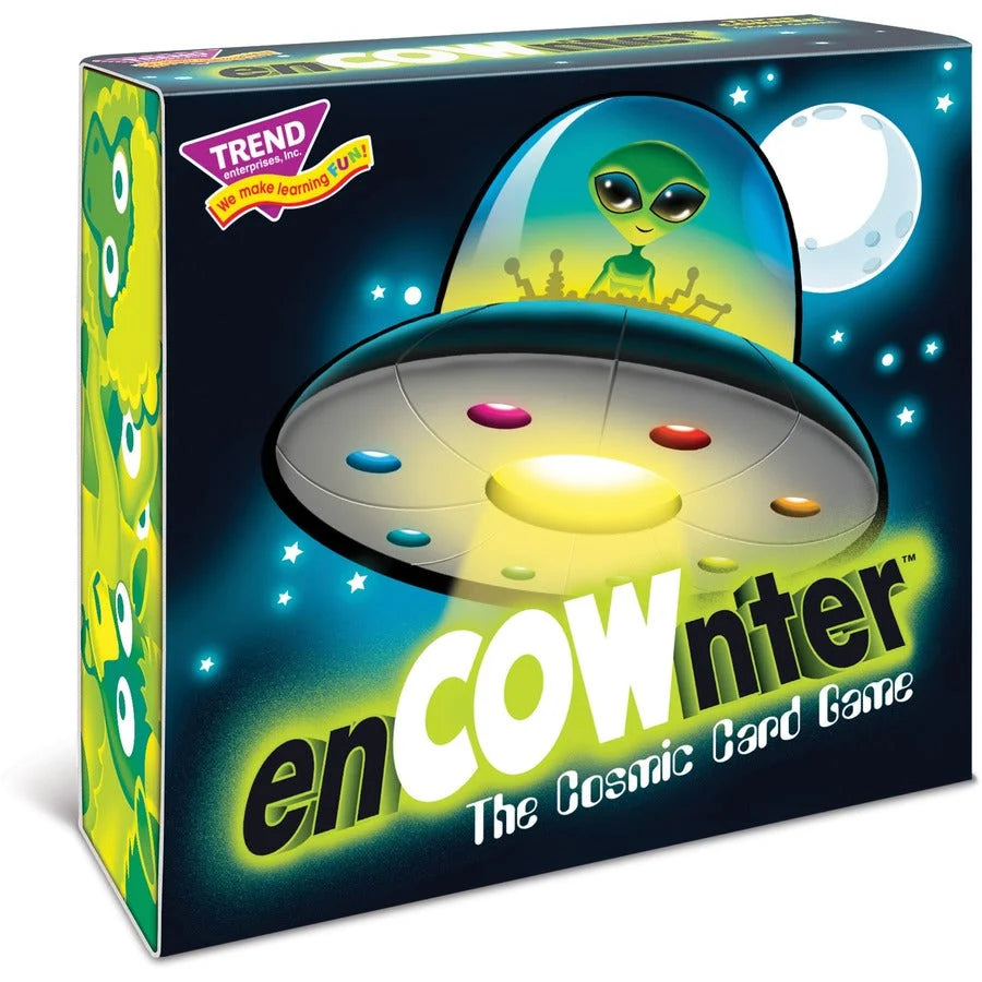 Trend enCOWnter Three Corner Card Game: Fun for 2-4 Players - Flash Cards