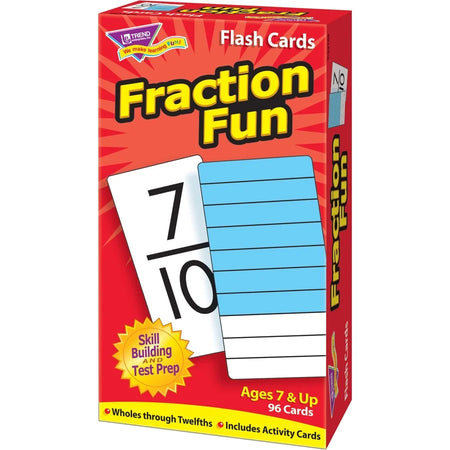 Trend Fraction Fun Flash Cards: Educational Learning Tool - Cards