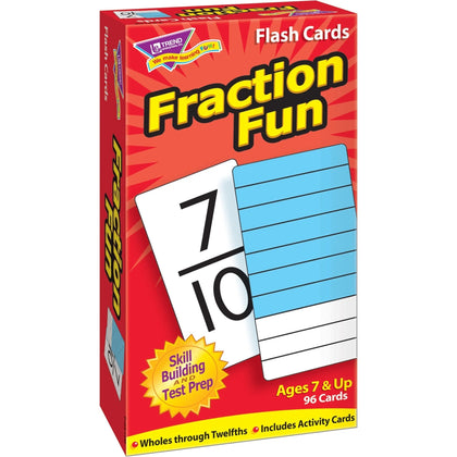 Trend Fraction Fun Flash Cards: Educational Learning Tool - Cards