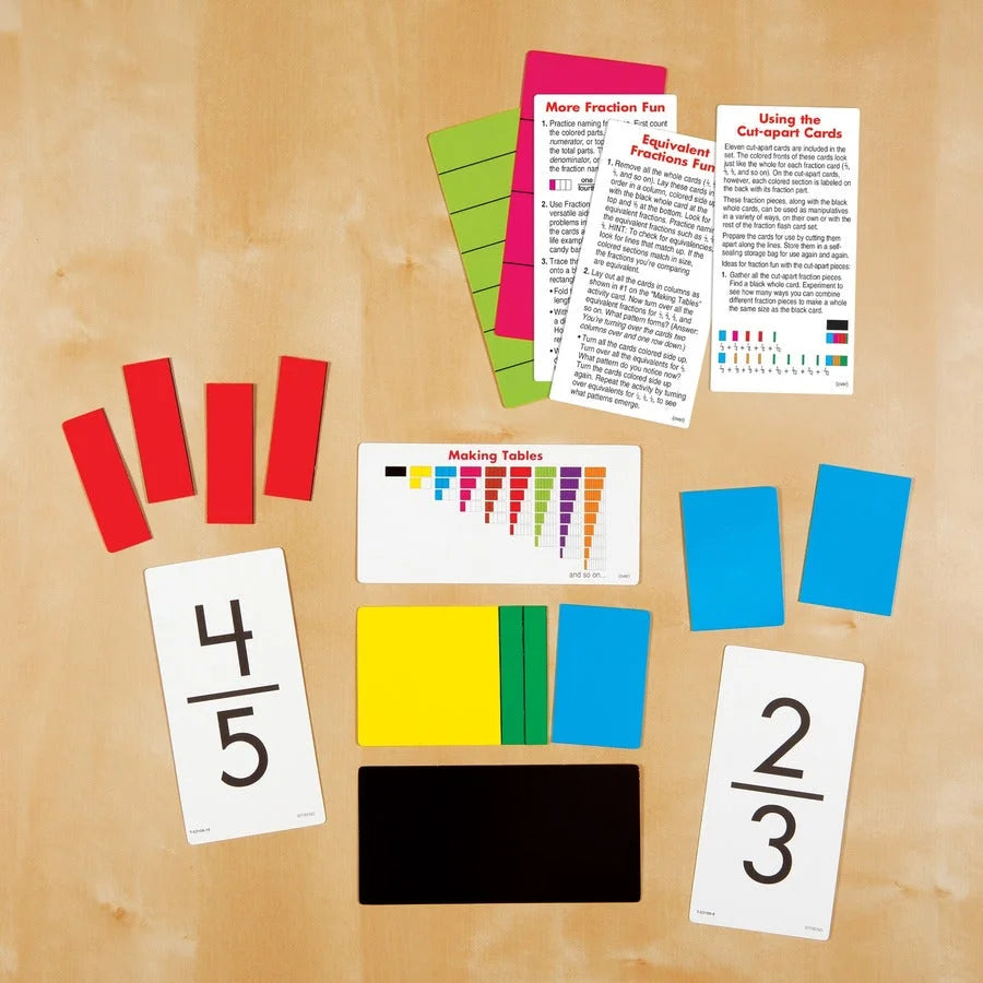 Trend Fraction Fun Flash Cards: Educational Learning Tool - Cards