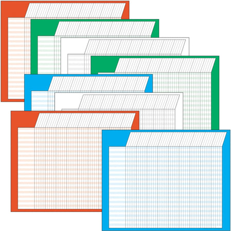Trend Horizontal Variety Incentive Charts - Pack of 8 - Pocket & Accessories