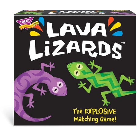 Trend Lava Lizards Card Game: Fun Matching for 1-4 Players - Flash Cards