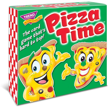 Trend Pizza Time Three Corner Card Game: Fun & Mysterious - 63 Cards - 2-4 Players - Flash