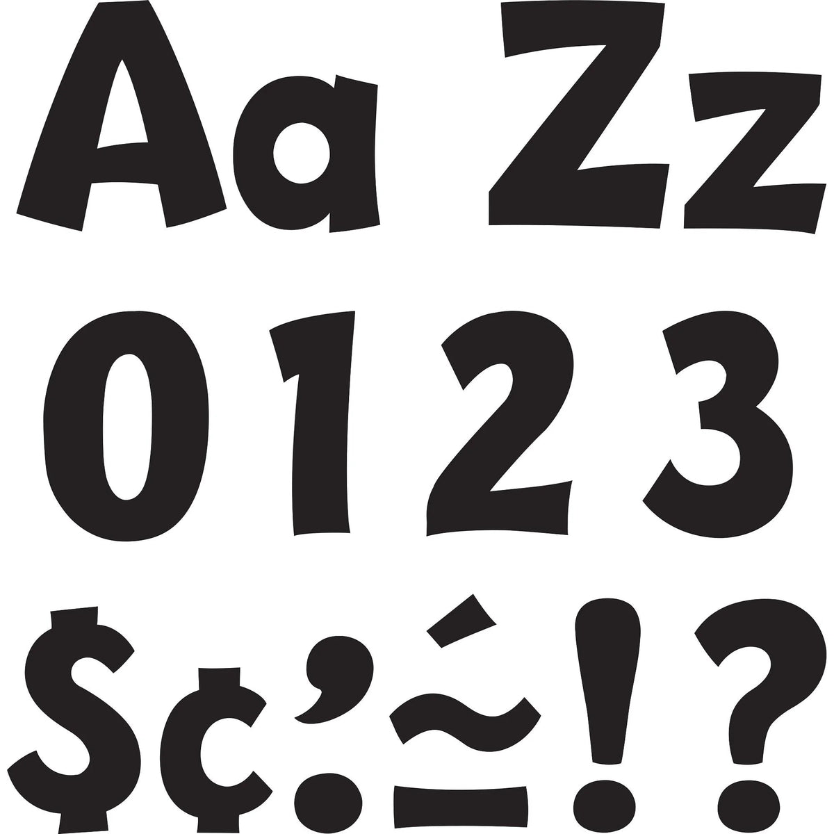 Trend Ready Letter Playful Combo Pack - 216 Pieces - Pin-up Style - Letters & Numbers