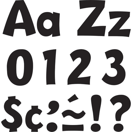 Trend Ready Letter Playful Combo Pack - 216 Pieces - Pin-up Style - Letters & Numbers