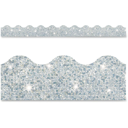 Trend Silver Terrific Trimmers: Colorful Waves Pin-Up Border - Durable Reusable - 2.25’’ x 390’’ - Bulletin Board Sets
