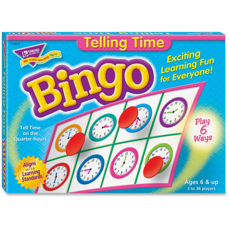 Trend Telling Time Bingo Game - 2000
