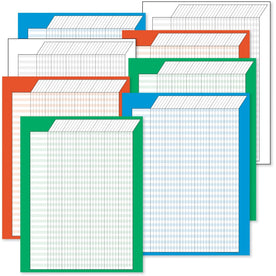 Trend Vertical Variety Incentive Charts - Pack of 8 - Pocket & Accessories