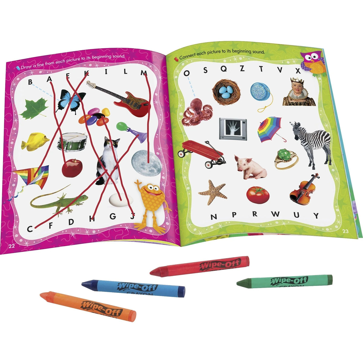 Trend Wipe-off Book Learning Fun Set: Engaging Printed Books - & Activities
