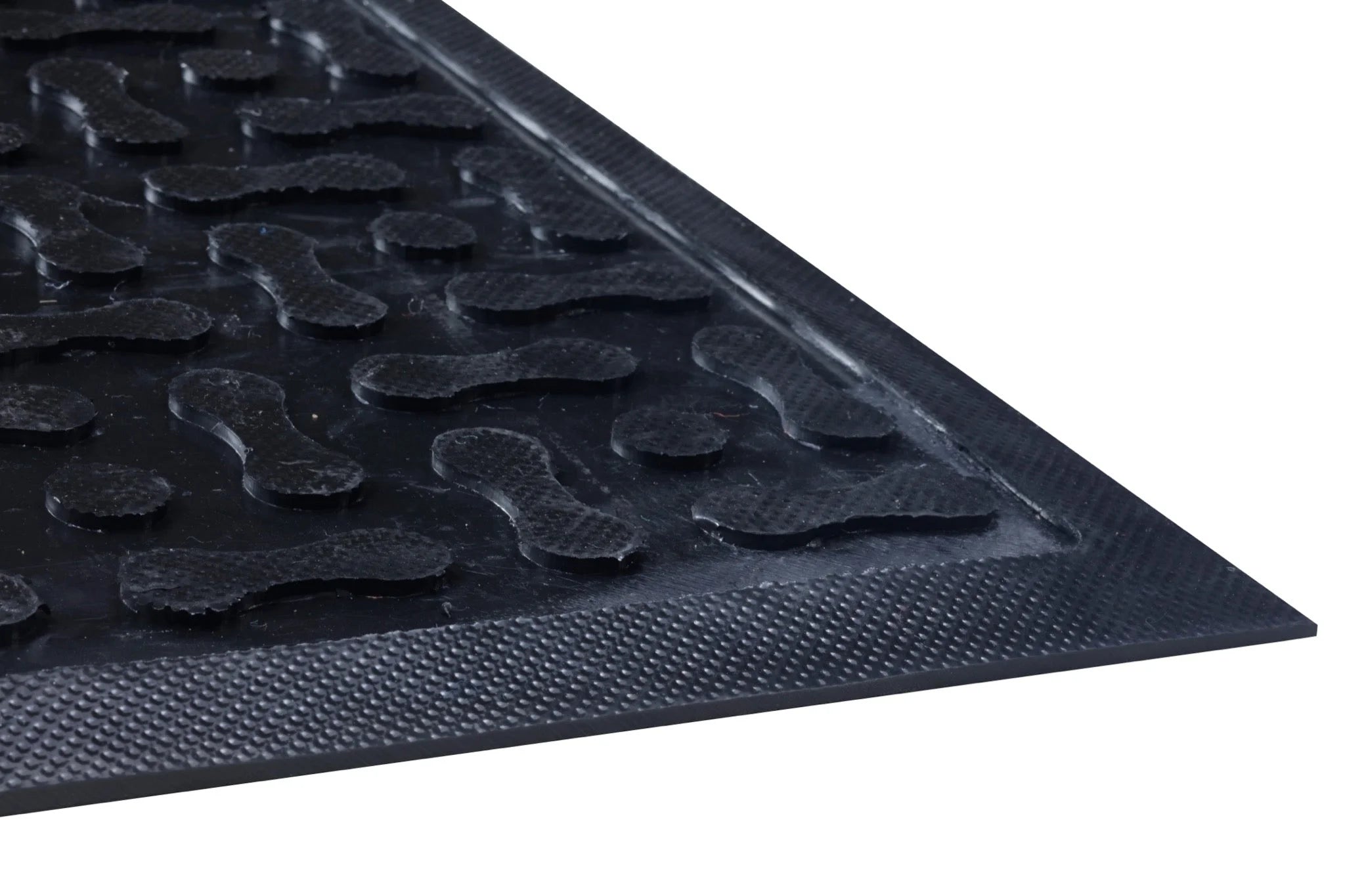 Triple-Flex Flow All Rubber Mat with Drainage Holes - Floor Mats