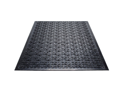 Triple Flex Scraper All Rubber Mat - Black / 2’x3’ - Floor Mats