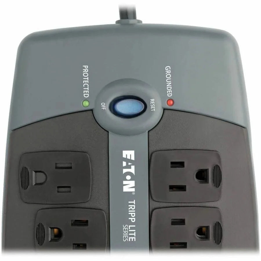 Tripp Lite 10-Outlet Surge Protector - Silver 1800 VA 2395 J - Power Cords & Protectors