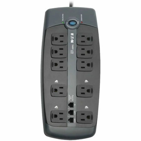 Tripp Lite 10-Outlet Surge Protector - Silver 1800 VA 2395 J - Power Cords & Protectors