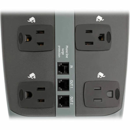 Tripp Lite 10-Outlet Surge Protector - Silver 1800 VA 2395 J - Power Cords & Protectors