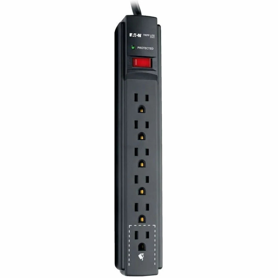Tripp Lite 6-Outlet Surge Suppressor - Reliable Protection for Your Devices - Power Cords & Protectors
