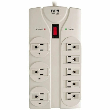 Tripp Lite 8-Outlet Surge Suppressor - Light Gray - 1800 VA - 1440 J - 25 ft - Power Cords & Protectors
