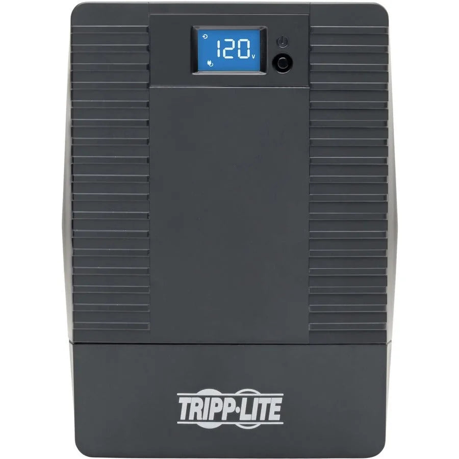 Tripp Lite 8-Outlet UPS Tower: 4-Hour Recharge 5-Min Stand-by USB 120V AC - Backup Systems