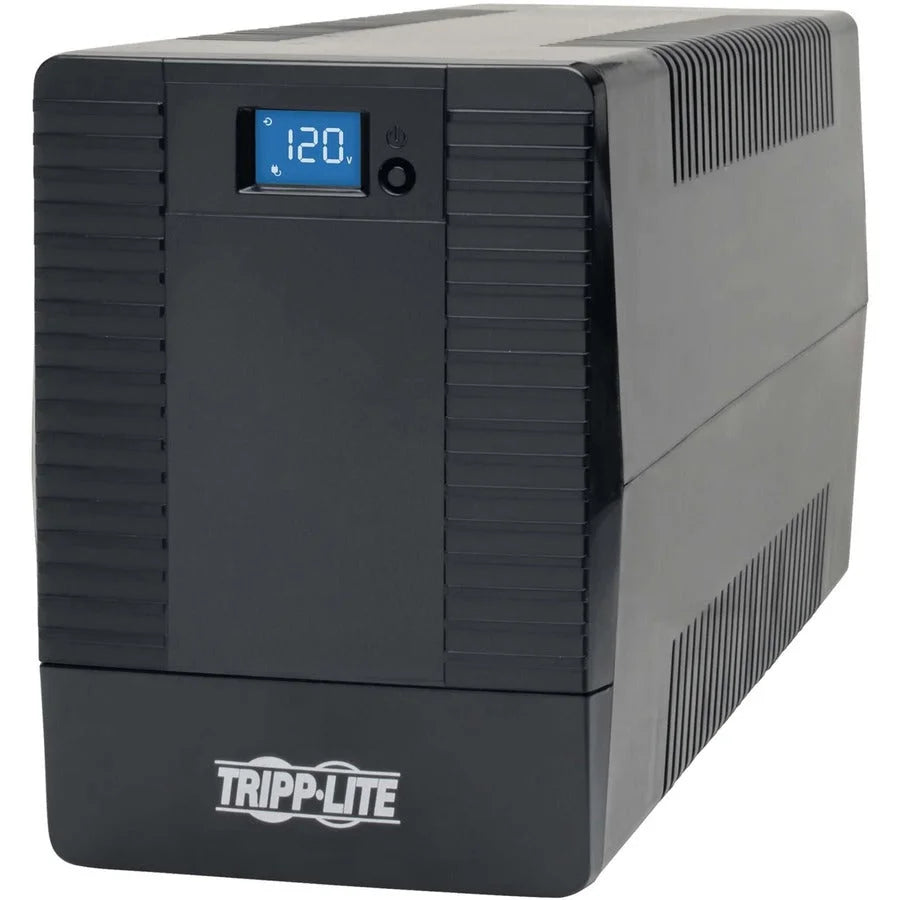 Tripp Lite 8-Outlet UPS Tower: 4-Hour Recharge 5-Min Stand-by USB 120V AC - Backup Systems